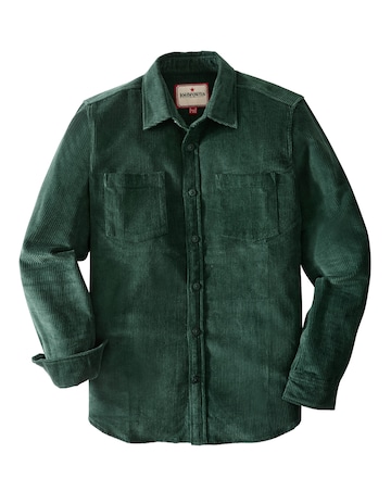 Joe Browns Cool in Cord Overshirt - Olive