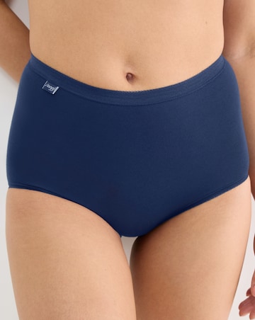 Sloggi 3 Pack Basic Maxi Knicker Blue Multi