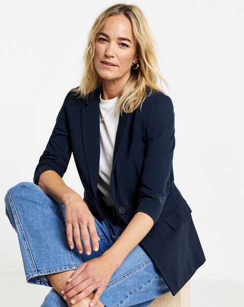 Tailored Single Breasted Blazer