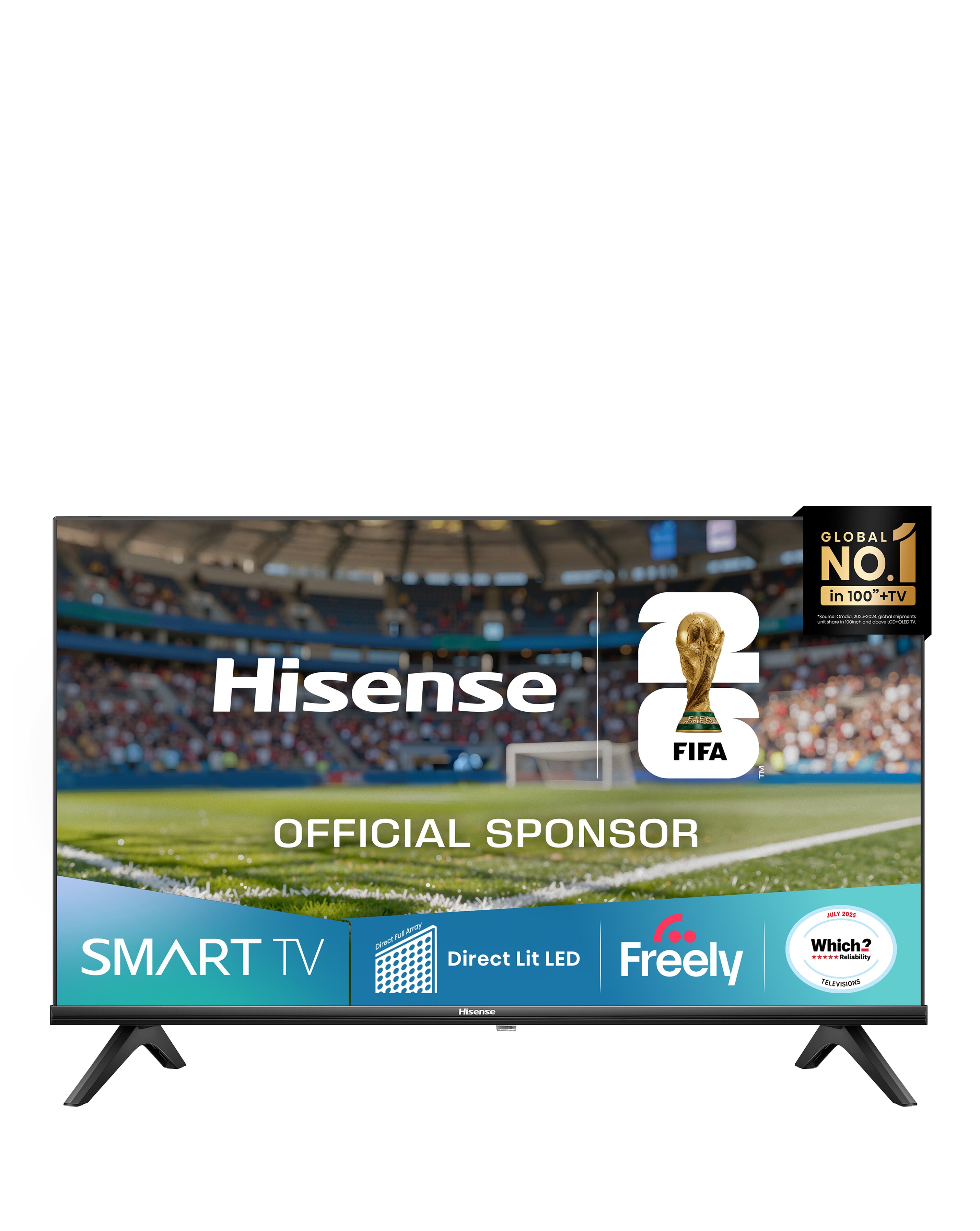Hisense 40A4QTUK 40in Full HD LED Smart TV with Freely