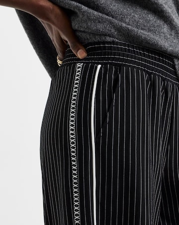 Stripe Trouser With Side Panel