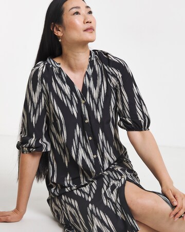 Printed Kaftan Dress