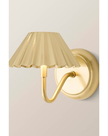 ValueLights Avery Gold Rechargeable Easy Fit LED Wall Light