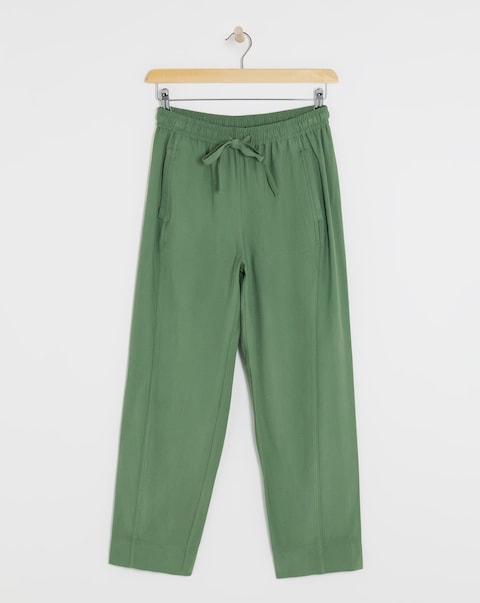 Khaki Soft Utility Pull On Trouser