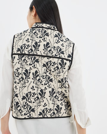 Pure Cotton Printed Quilt Gilet