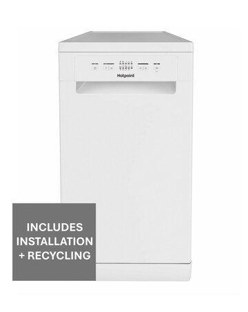 Hotpoint HP2FE10CS90WUK Slimline Dishwasher 10 Place Settings White + Install