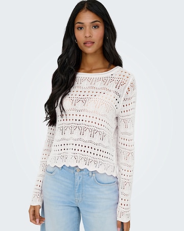 JDY Sun Lay Boatneck Knitted Jumper