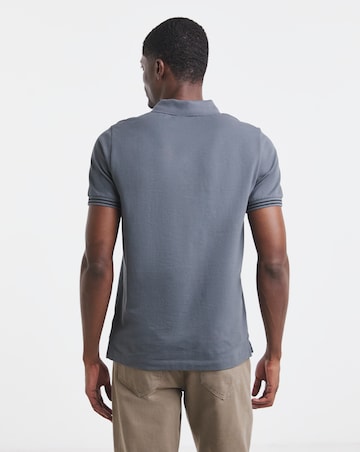 Tipped Pique Polo Long