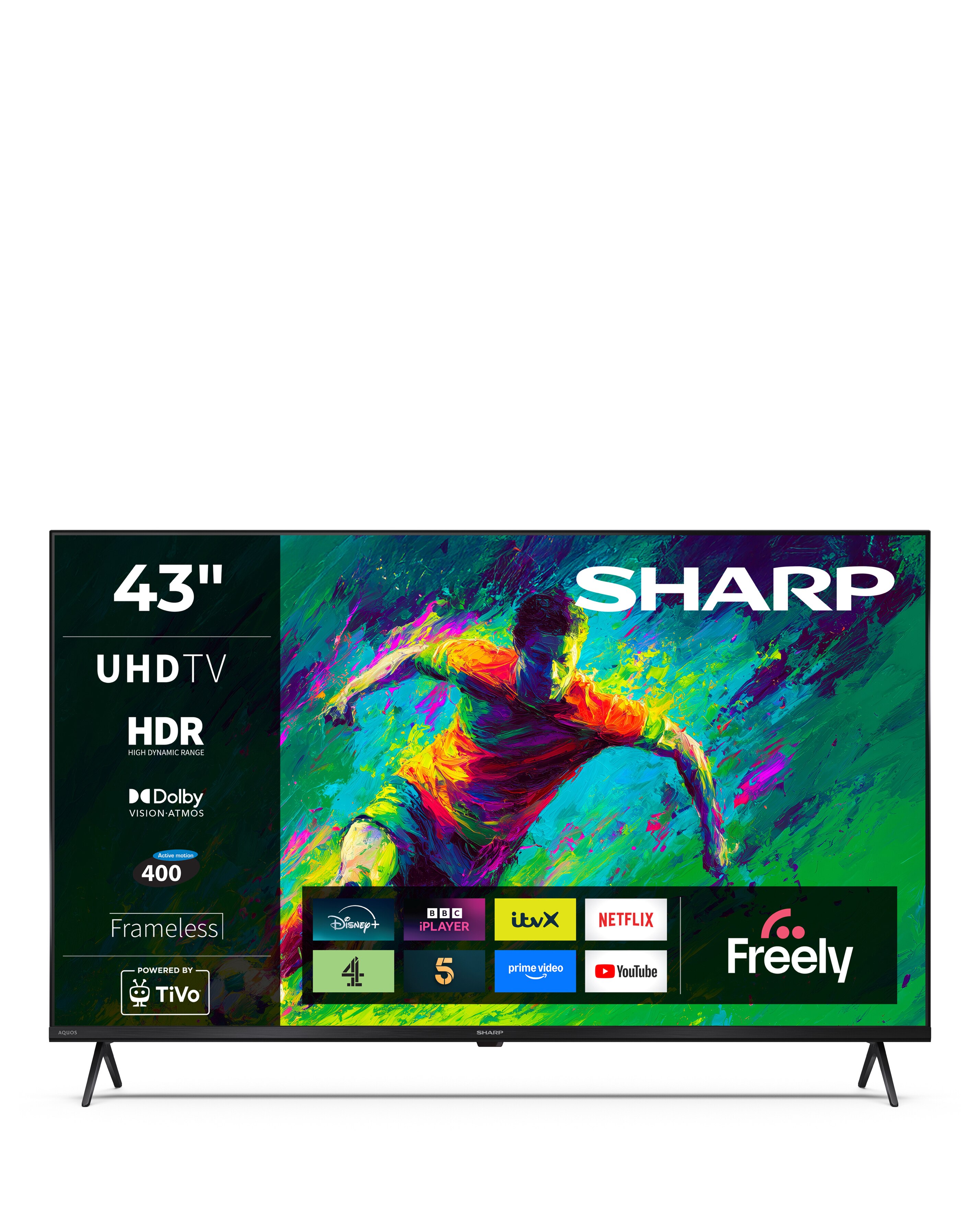 Sharp 2T-C40HE3245KB 40in QLED Full HD Smart TiVo LED TV with