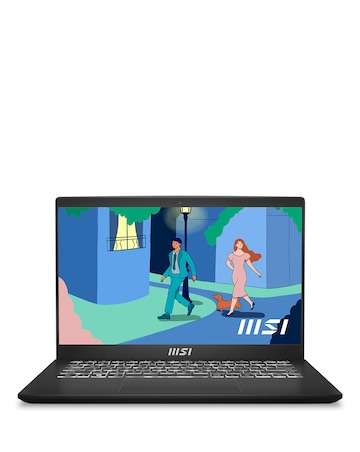 MSI Modern 14in Laptop - AMD Ryzen5 8GB 512GB - Black