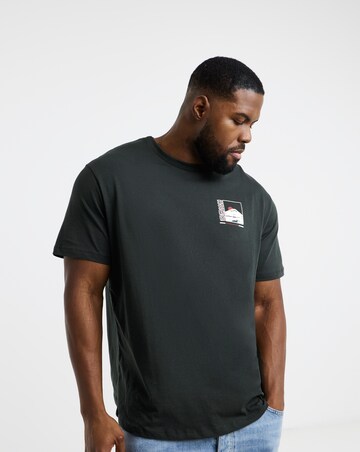 Jack & Jones Dragon Back Graphic T-Shirt - Green