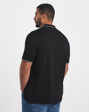 Jack & Jones Fusion Pique 2 Pack Polo - Blue/Black