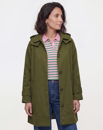 Khaki Trench Car Coat
