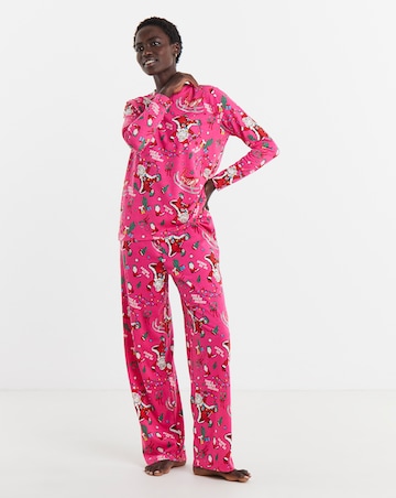 Pretty Secrets Value Disco Santa Pyjama Set