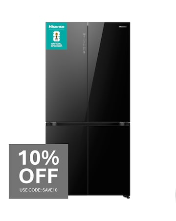 Hisense KitchenFit RQ768N4GBE Multi-Door Fridge Freezer - Black