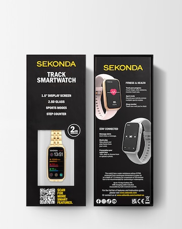 Sekonda Track Smart Watch - Gold Stainless Steel