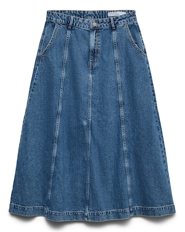 Vero Moda Alaina High Rise 7/8 Denim Skirt