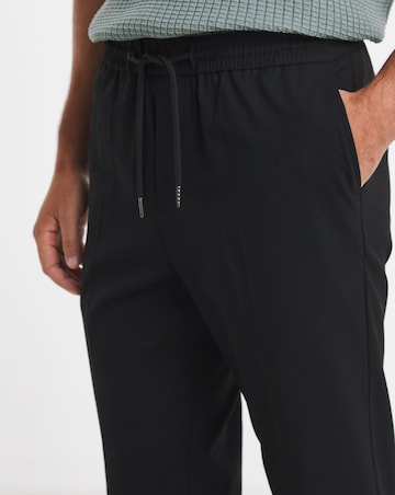 Black Elasticated Jogger Trouser