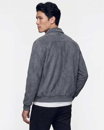 Faux Suede Bomber