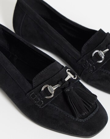 Heavenly Soles Prague Suede Diving Moccasin - Extra Wide Fit (EEE)