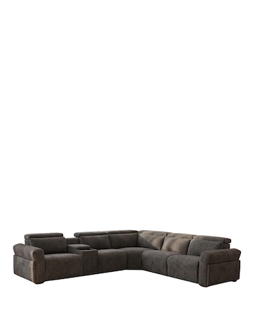 Weston Power Recliner 2 Corner 1 Seater Sofa with Console