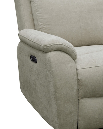 Aspire Kingsmere Fabric Power Recliner Armchair