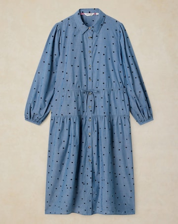 WHITE STUFF ELSIE EMBROIDERED DRESS