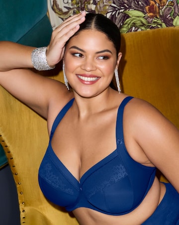 Elomi Nerina Plunge Wired Stretch Bra Navy