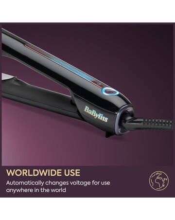 BaByliss Sensor Protect Styler Intelligent Hair Straightener for Ultra Care