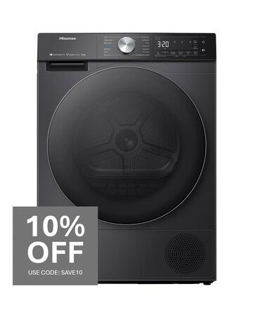 Hisense 5S Series DH5S102BB 10kg Heat Pump Tumble Dryer