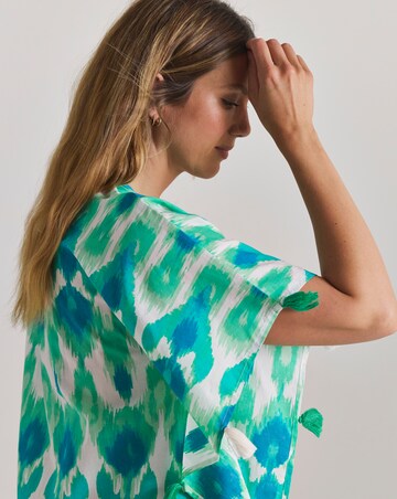 MAGISCULPT Tassel Trim Beach Kaftan