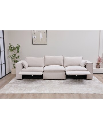 Campbell 3 Seater Power Recliner Sofa