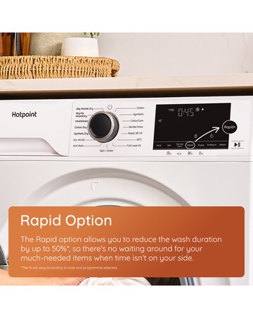 Hotpoint Anti Stain 8+6kg- White