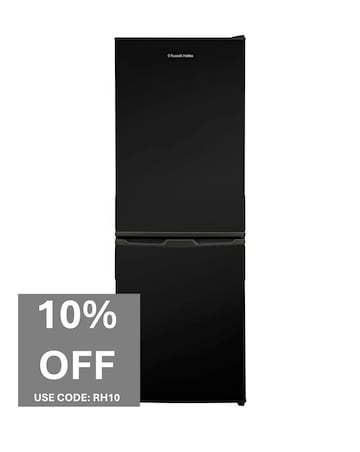 Russell Hobbs RH145FF501E1B 50cm Fridge Freezer Black - 144cm Height