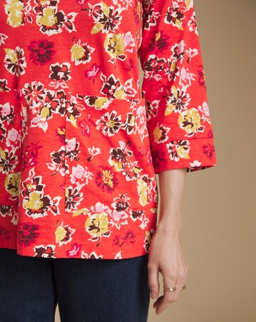 Julipa Cotton Notch Neck Pocket Tunic