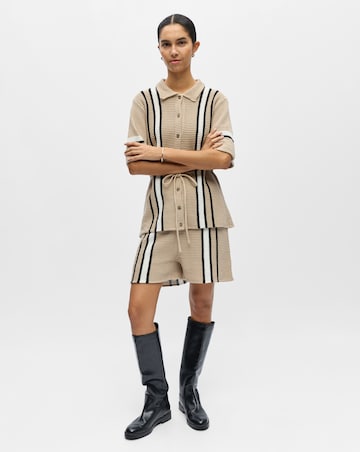 OBJECT Short Sleeve Knit Cardigan