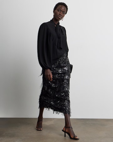 Joanna Hope Tassle Midi Skirt