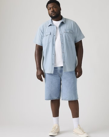 Levi's 469 Loose Denim Shorts - Light Wash