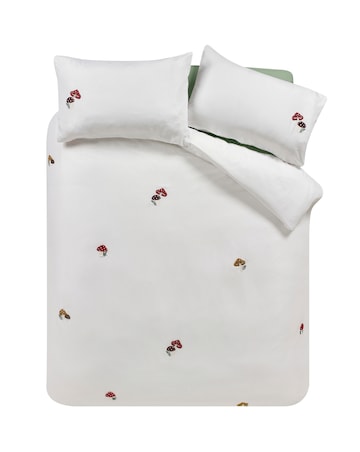 Catherine Lansfield Woodland Crochet Duvet Cover Set