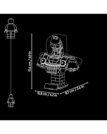 LEGO Marvel Bust