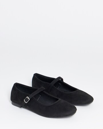 Sophia Mary Jane Flat Shoes - Wide Fit (E)