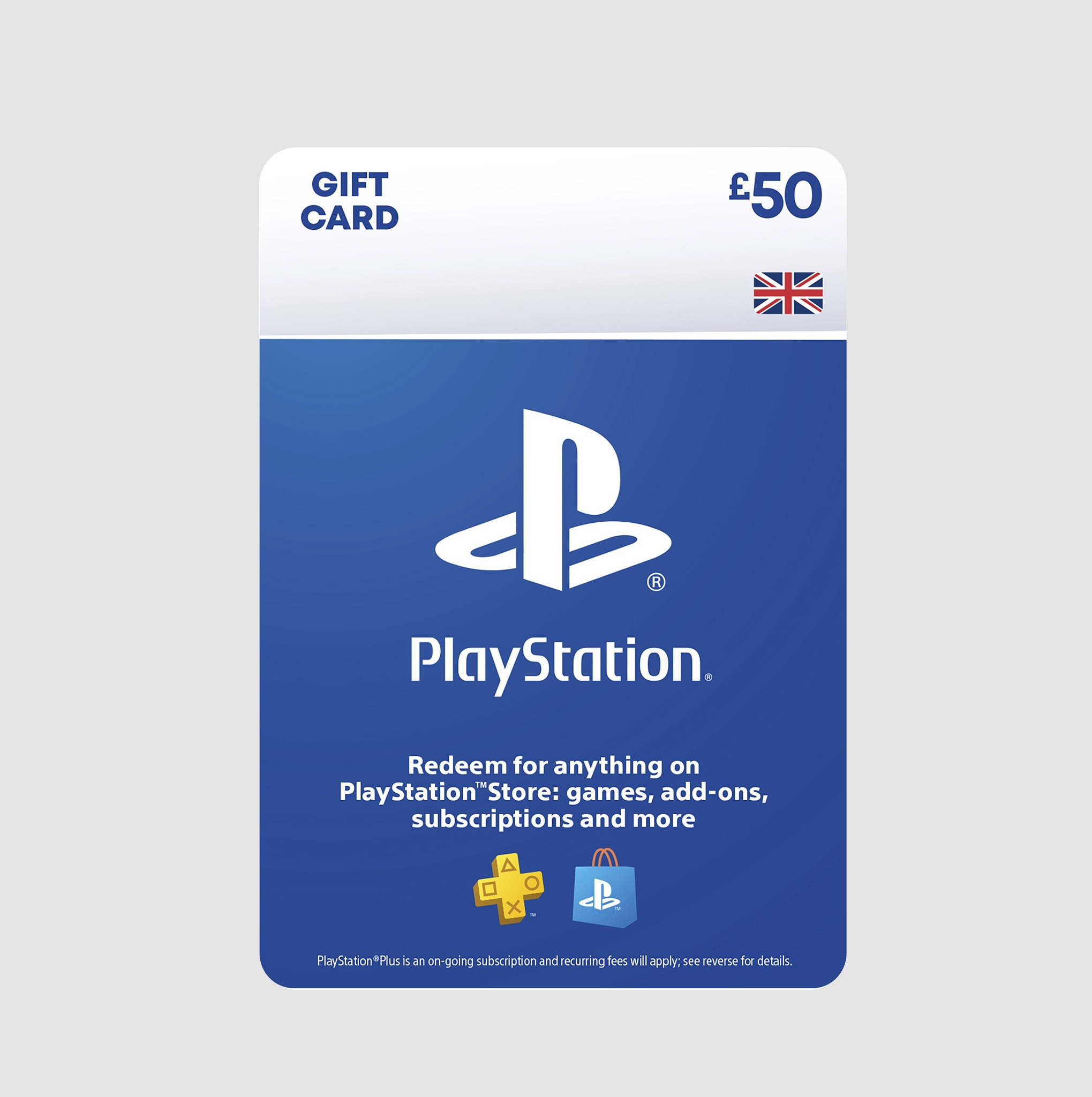 A Sony PlayStation® gift card