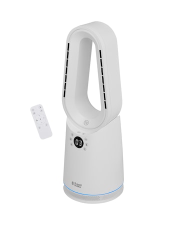 Russell Hobbs Bladeless Fan & Heater - White