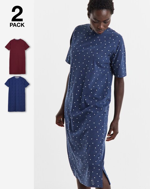 Pretty Secrets (2 Pack) Back To Basics Nighties
