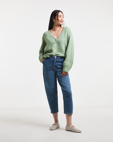 Sage All Over Stitch Cardigan