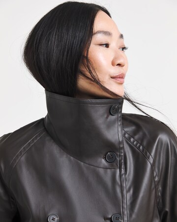 JDY Faux Leather Belt Jacket