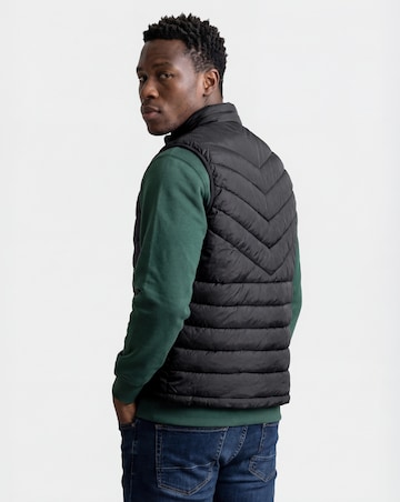 Black Lightweight Padded Gilet