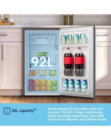 Fridgemaster MUL4892MES Under Counter Fridge - Silver E Rated