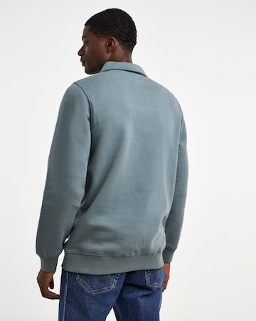 1/4 Zip Sweat Polo Regular Fit Long