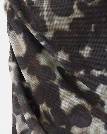 Mango Asymmetric Printed Top
